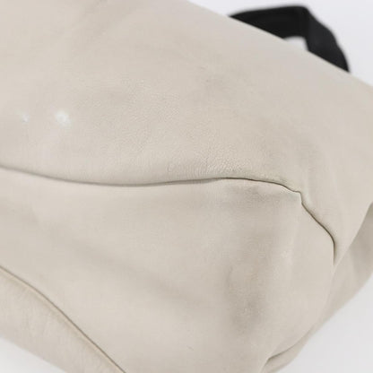 Salvatore Ferragamo Vala Handbag Leather, ECRU, LEATHER, Handbag