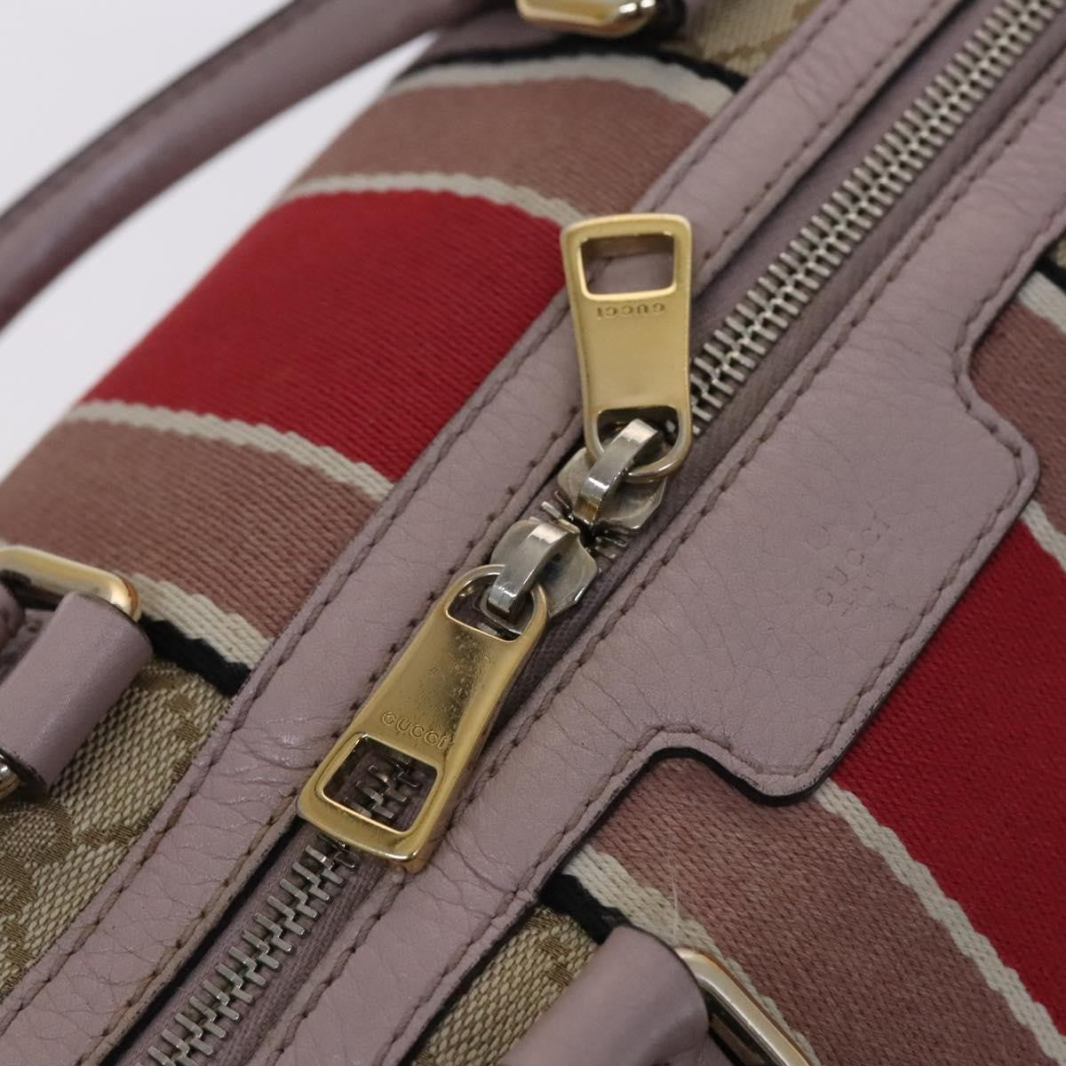 Gucci Vintage Web Boston Bag GG Canvas, BEIGE, CANVAS, Travel bag