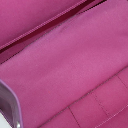 Hermes Cabag Handbag Toile and Leather, PURPLE, CANVAS, Tote bag