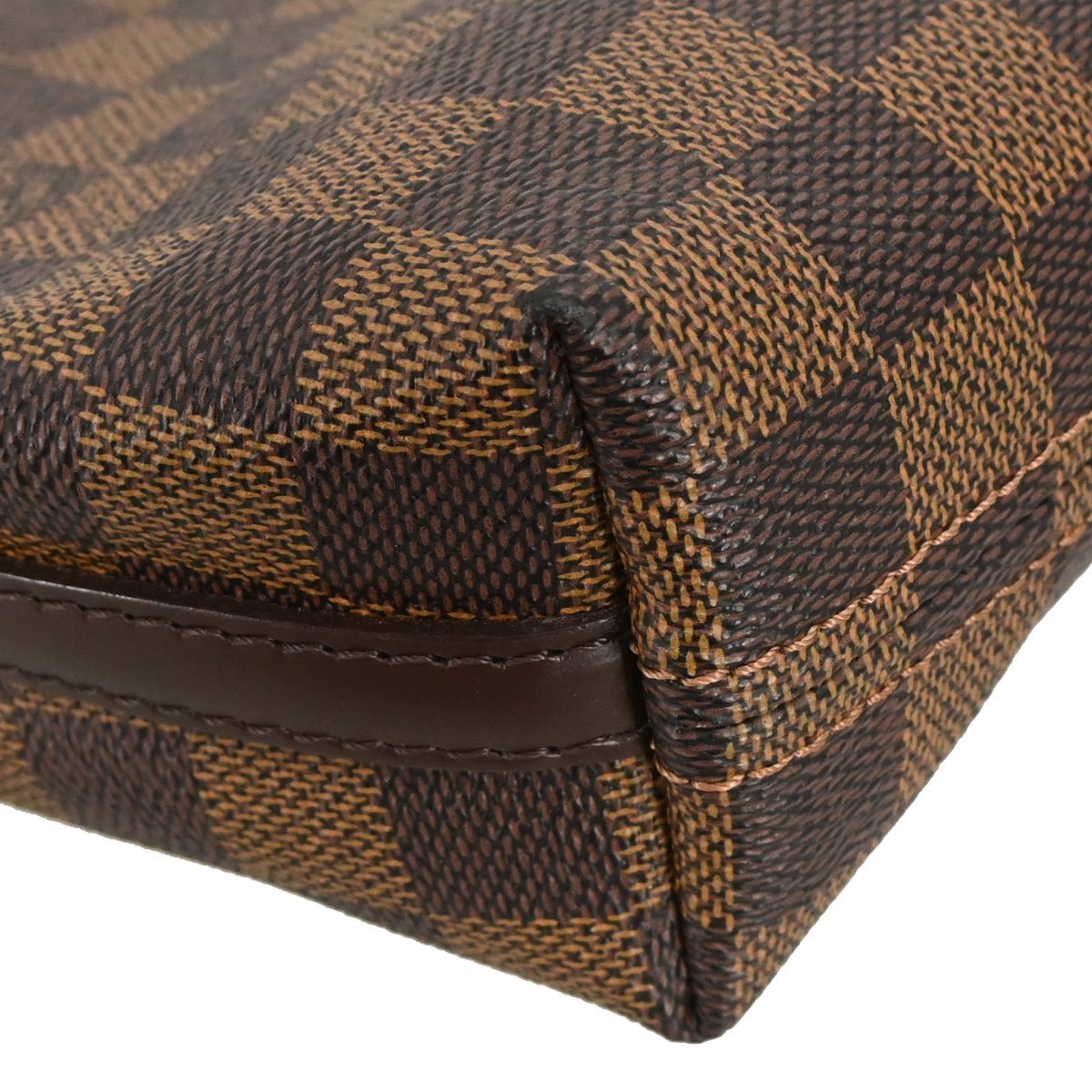 Louis Vuitton Illovo Handbag Damier, BROWN, CANVAS, Handbag