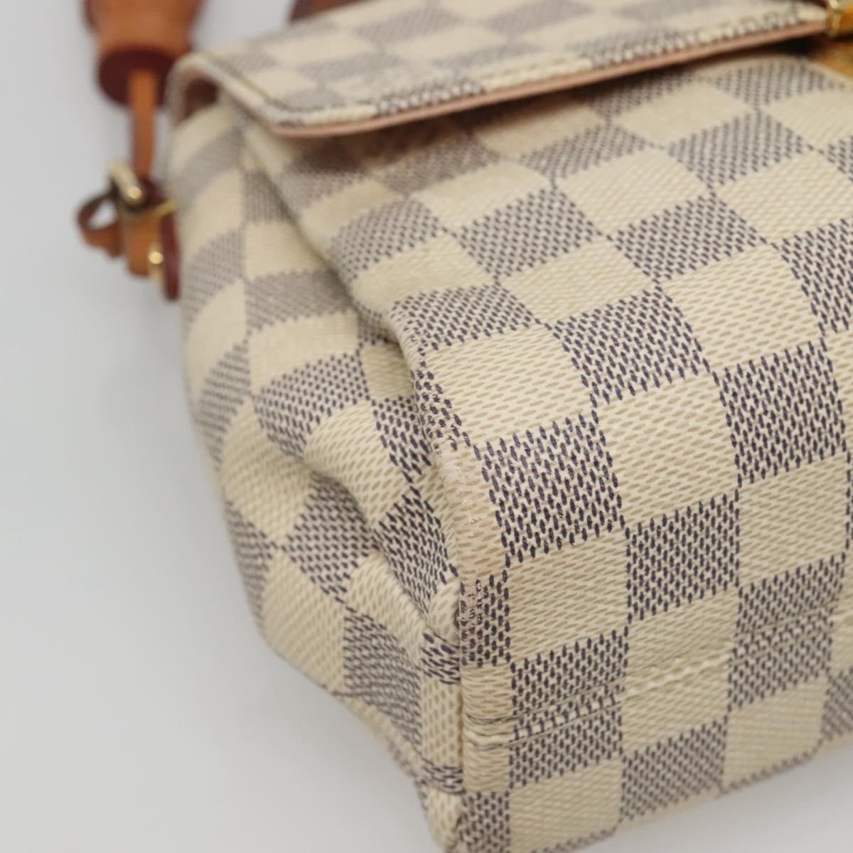 Louis Vuitton Croisette Handbag Damier, WHITE, CANVAS, Handbag