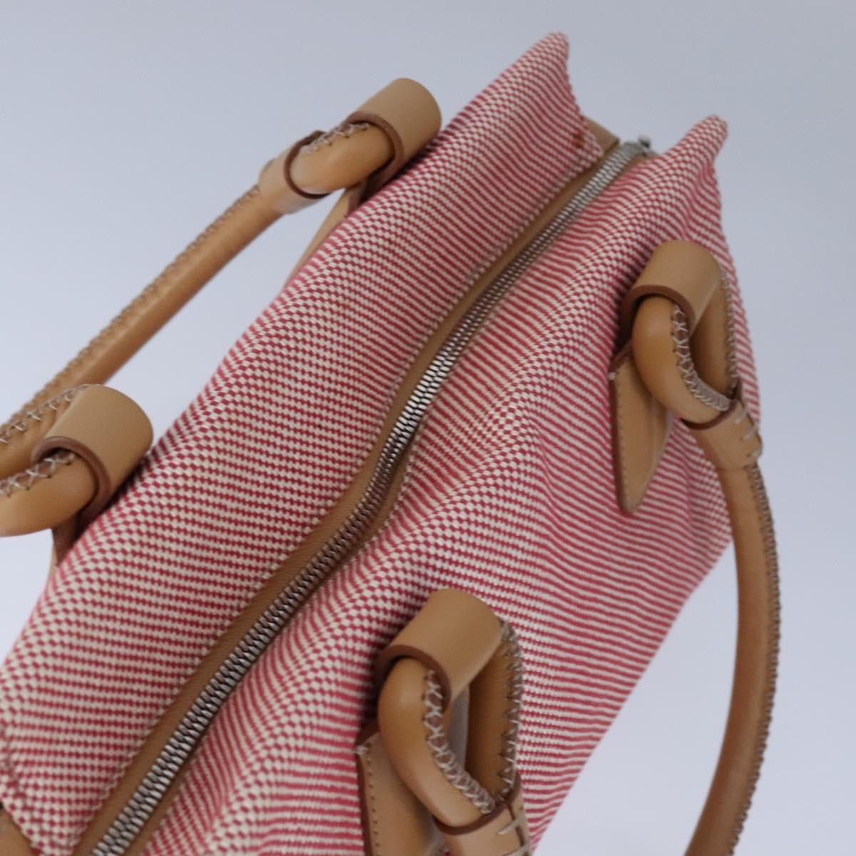 Burberry Vintage Handbag Canvas, RED, CANVAS, Handbag