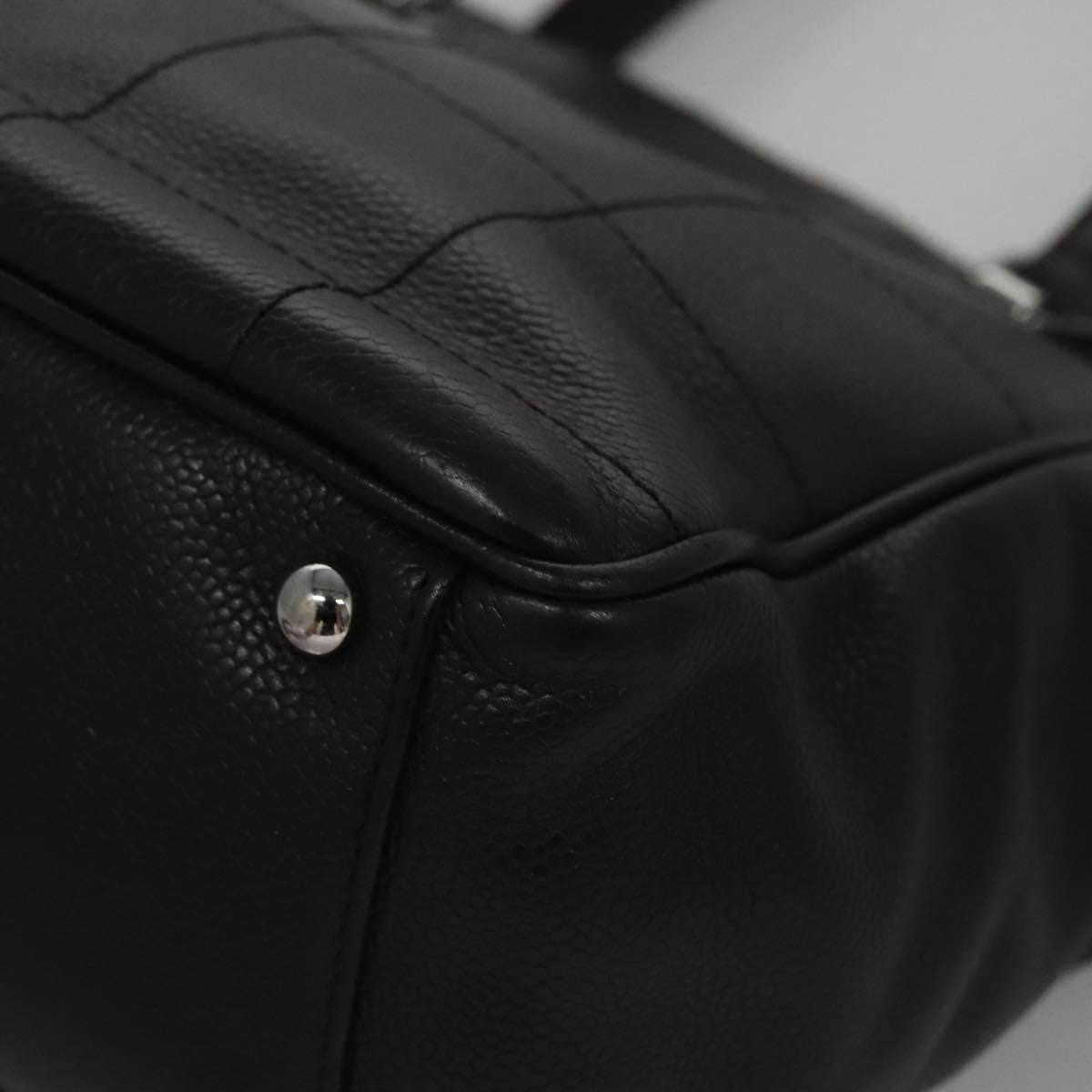 Chanel Chocolate Bar Coco Mark handbag Caviar skin, BROWN, LEATHER, Handbag