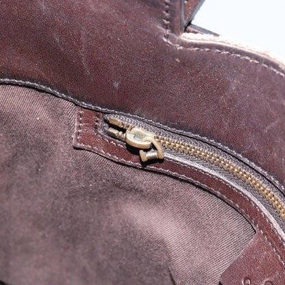 Gucci Belted Bucket Tote GG Canvas with Leather, BEIGE, CANVAS, Tote bag