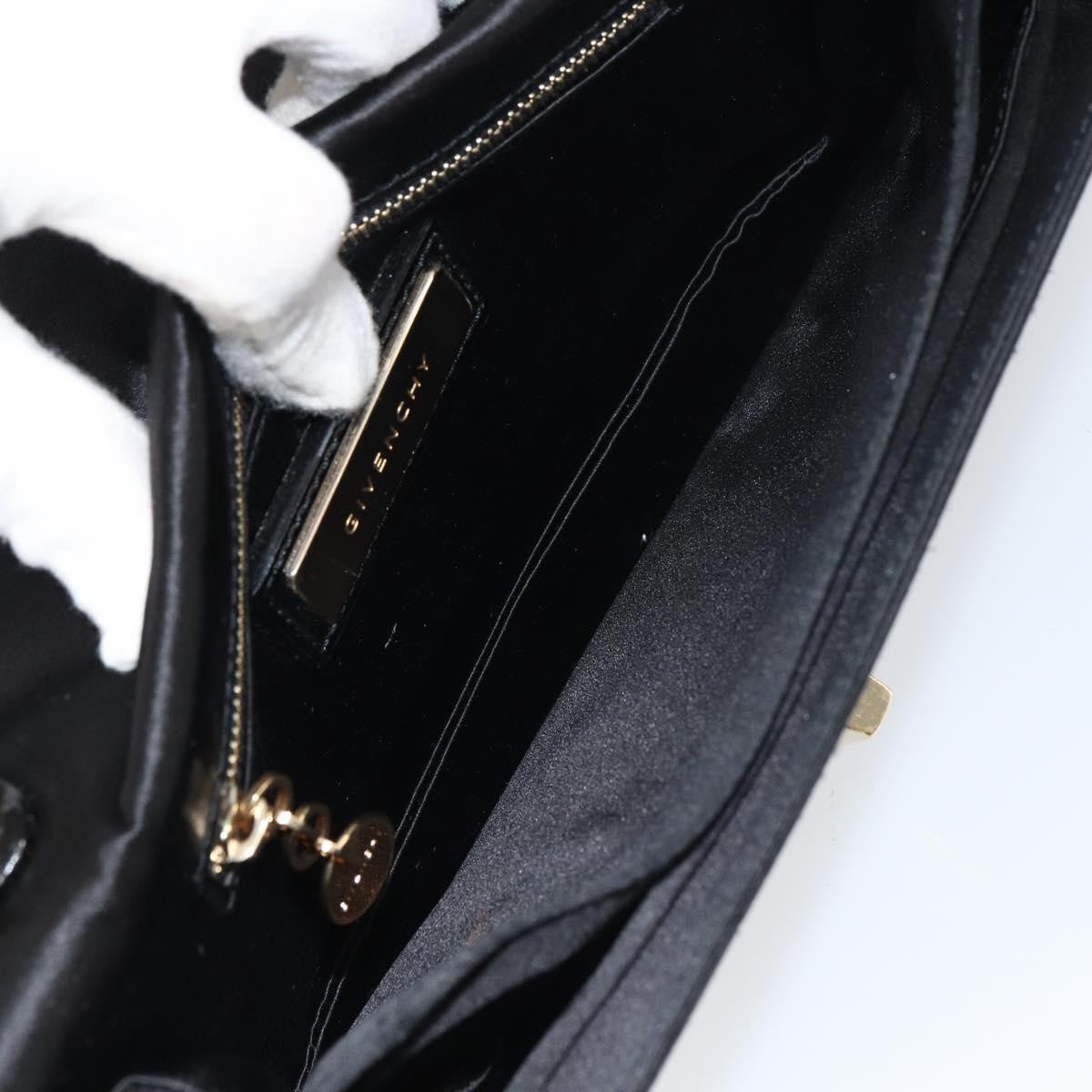 Givenchy Shoulder Bag Satin, BLACK, SATIN, Shoulder bag