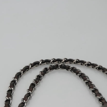 Chanel Lax Tassel Chain Shoulder Bag Leather, BROWN, LEATHER, Shoulder bag