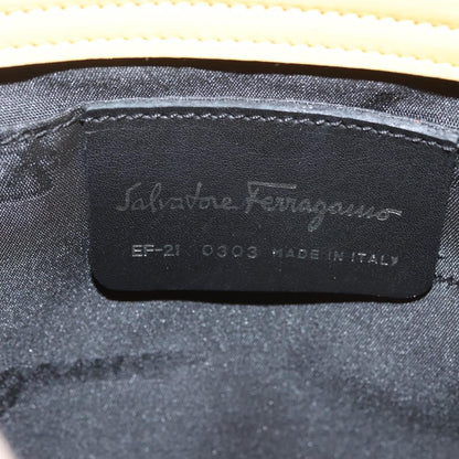 Salvatore Ferragamo Flower tote Canvas, YELLOW, CANVAS, Tote bag