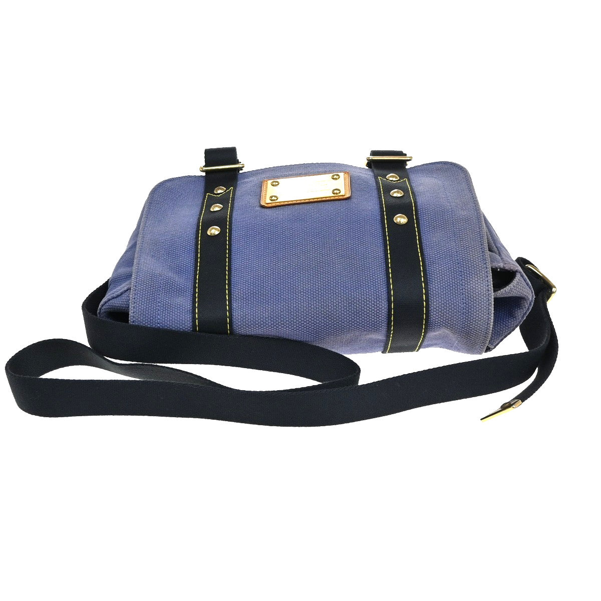 Louis Vuitton Antigua Besace Messenger Bag Canvas, BLUE, CANVAS, Shoulder bag