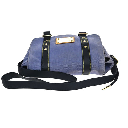 Louis Vuitton Antigua Besace Messenger Bag Canvas, BLUE, CANVAS, Shoulder bag