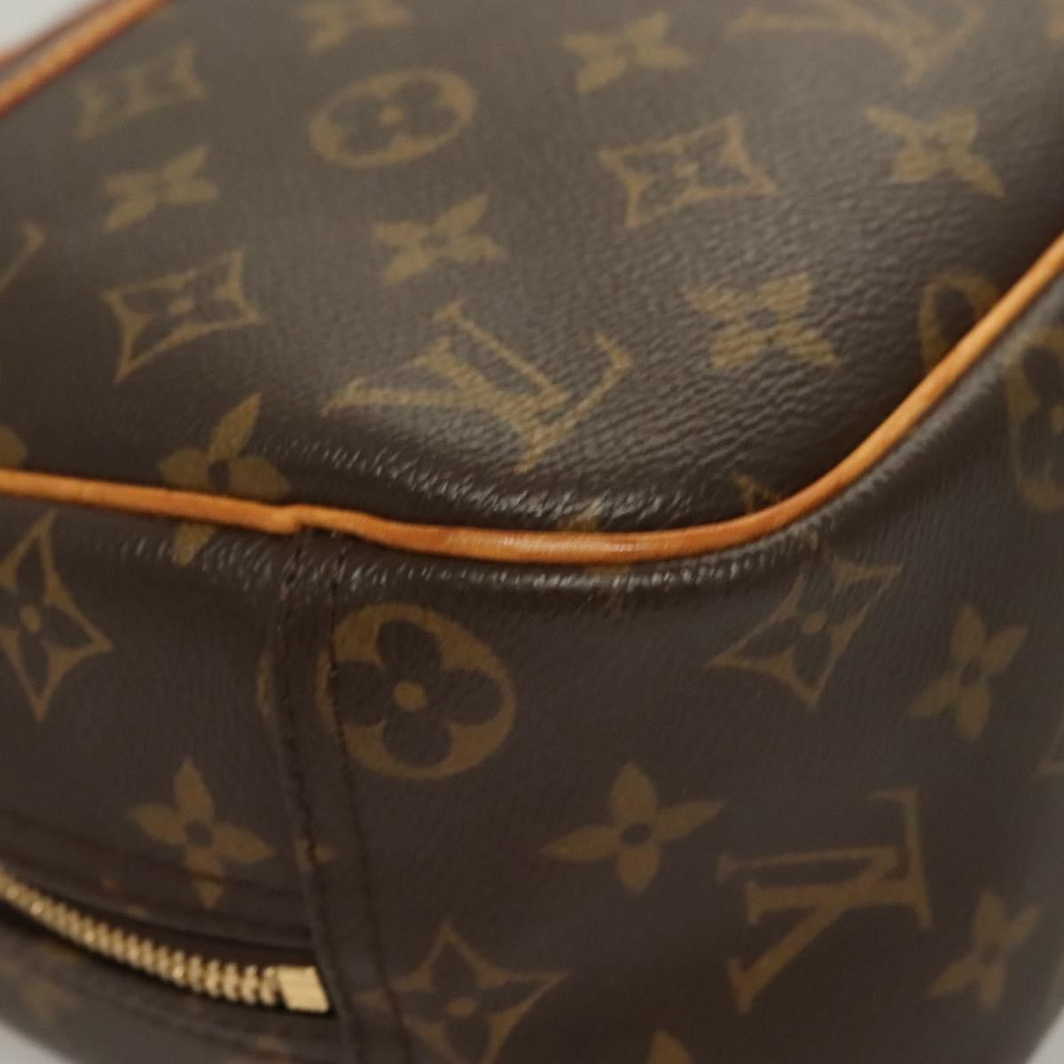Louis Vuitton Trouville Handbag Monogram Canvas, BROWN, CANVAS, Handbag