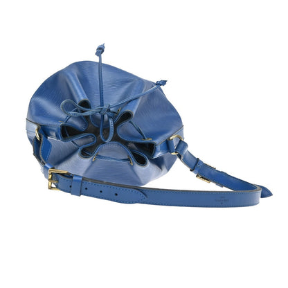 Louis Vuitton Petit Noe Handbag Epi Leather, BLUE, LEATHER, Handbag