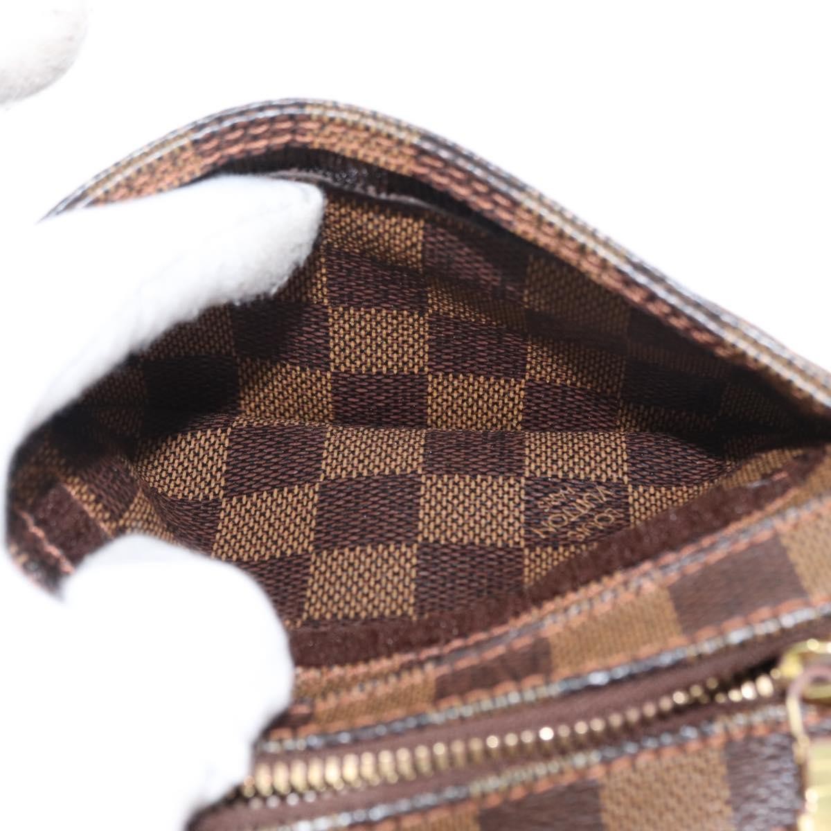 Louis Vuitton Geronimos Waist Bag Damier, BROWN, CANVAS, Shoulder bag