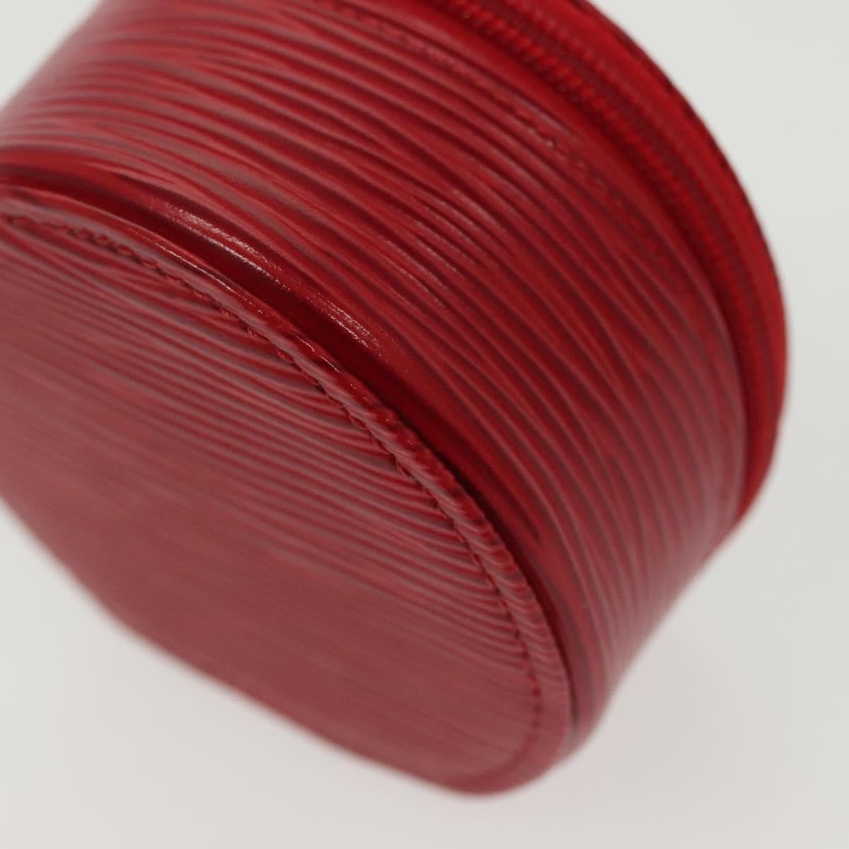 Louis Vuitton Ecrin Bijoux Pouch Epi Leather, RED, LEATHER, Clutche & pouche