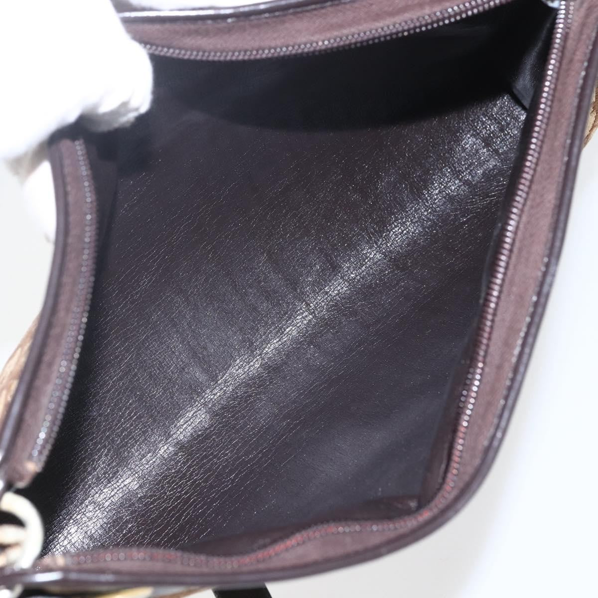 Christian Dior Vintage CD trotter Shoulder bag Canvas, BEIGE, CANVAS, Shoulder bag