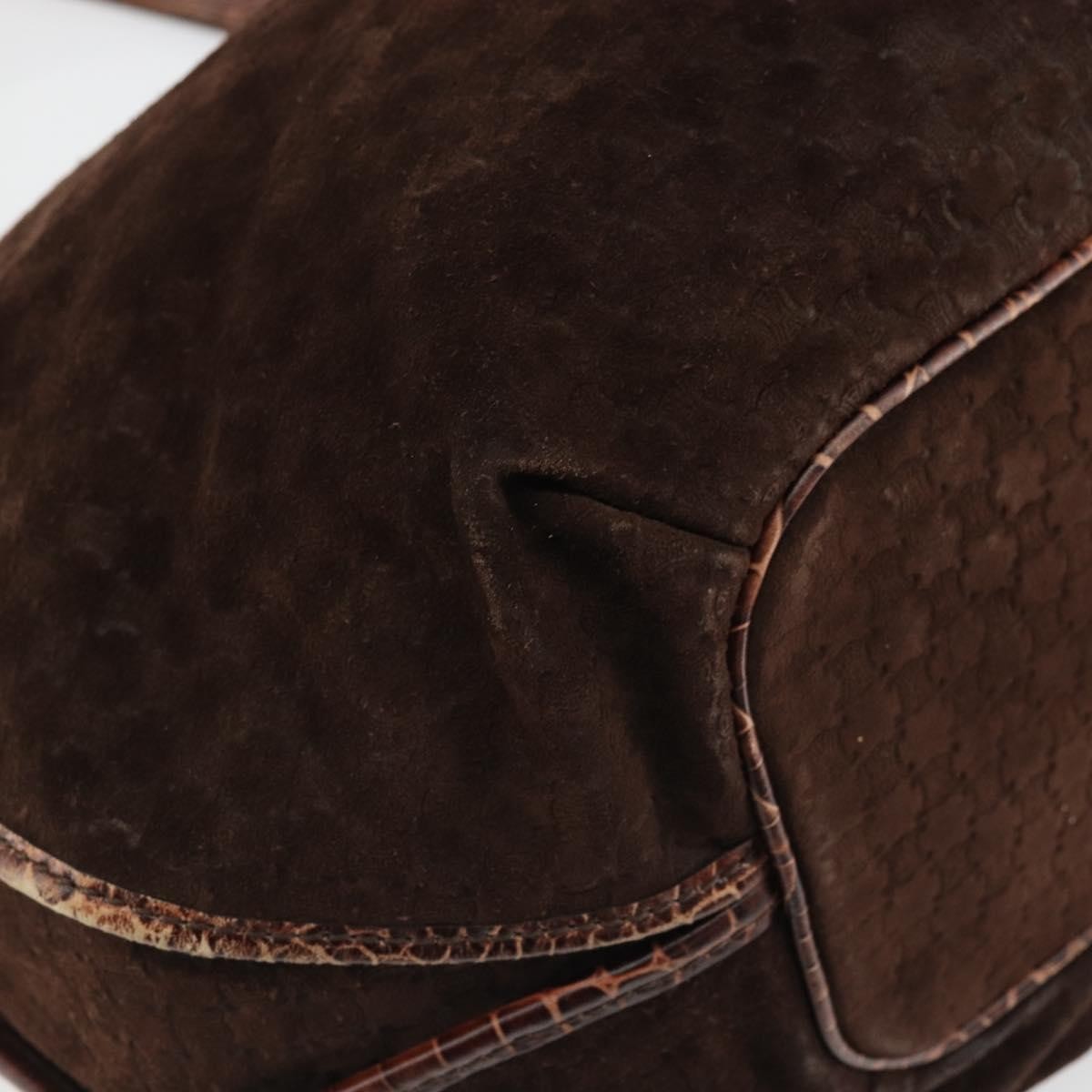 Celine Bittersweet Canvas, Brown, Canvas, Handbag