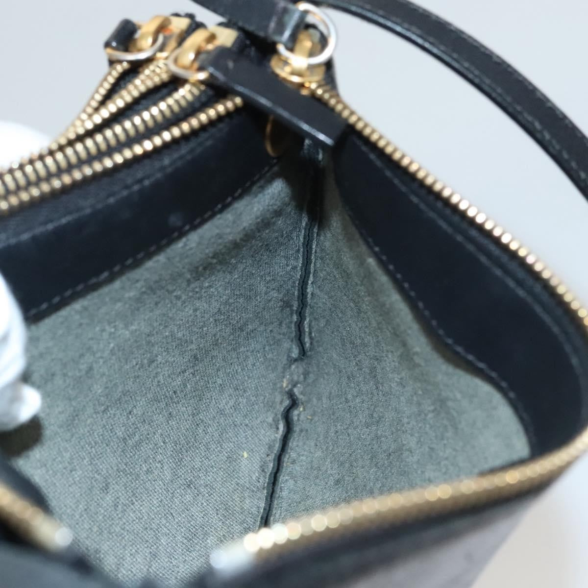 Celine Trio Crossbody Bag Leather, BLACK, LEATHER, Crossbody bag