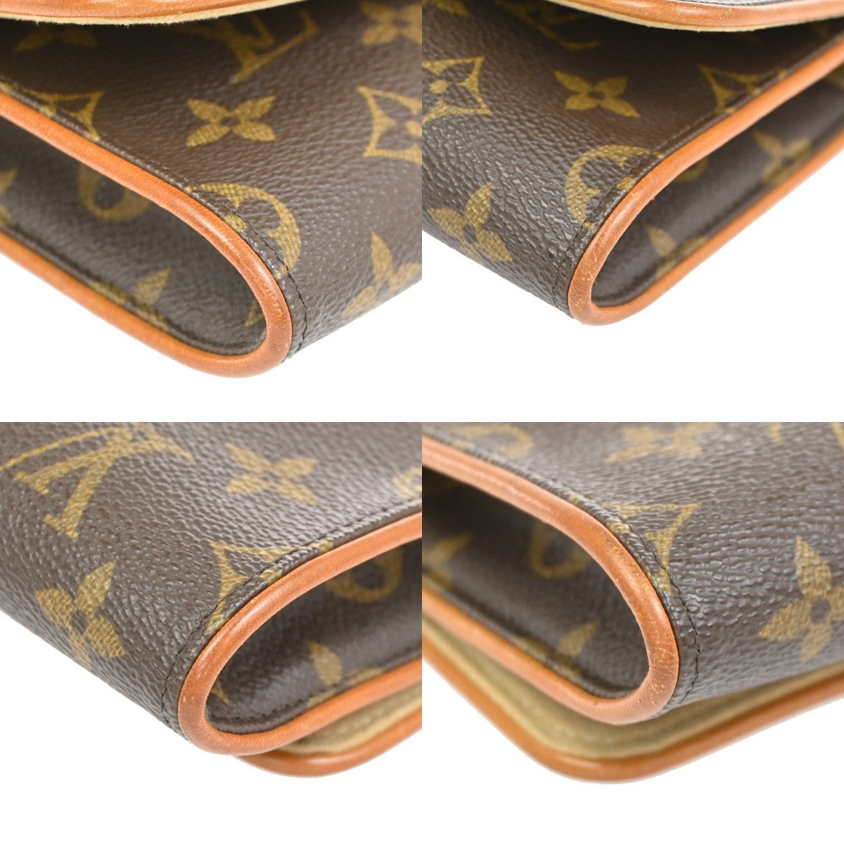 Louis Vuitton Twin Handbag Monogram Canvas, Brown, Canvas, Clutch