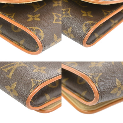 Louis Vuitton Twin Handbag Monogram Canvas, Brown, Canvas, Clutch