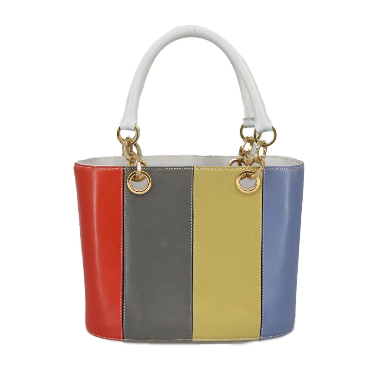 Salvatore Ferragamo Vintage Gancini Top Handle Bag Leather, MULTICOLOUR, LEATHER, Handbag