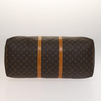 Louis Vuitton Keepall Bag Monogram Canvas, BROWN, CANVAS, Travel bag