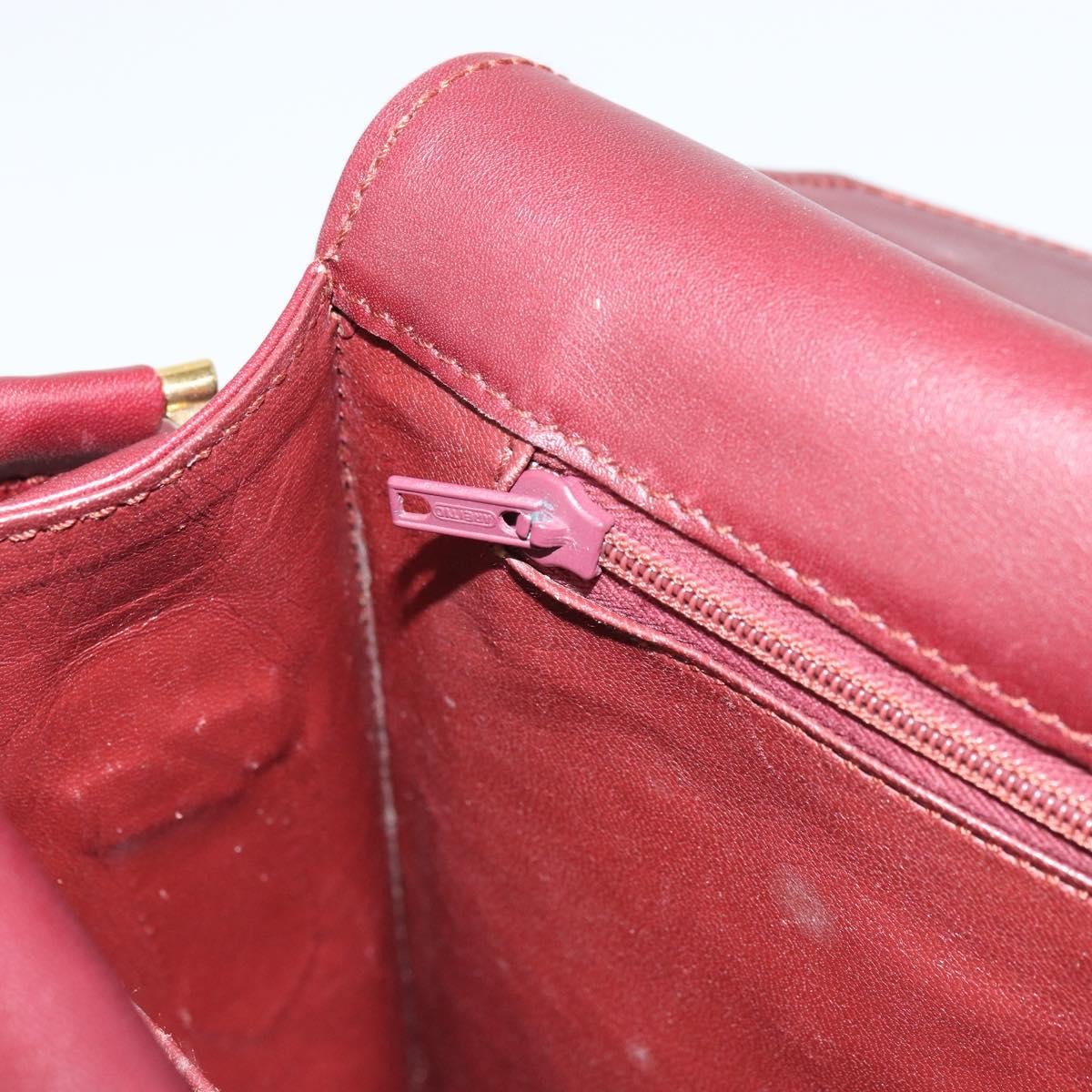 cartier Must de Cartier Shoulder Bag Leather, BURGUNDY, LEATHER, Shoulder bag