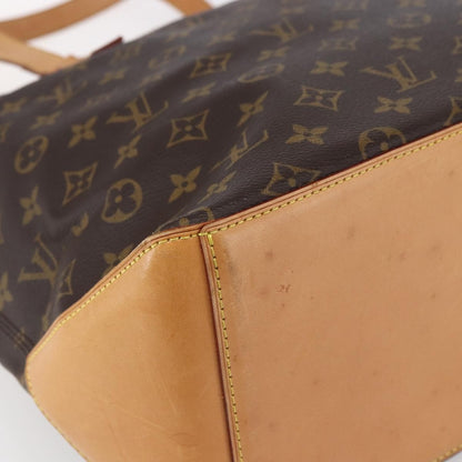 Louis Vuitton Cabas Mezzo Monogram Canvas, BROWN, CANVAS, Tote bag