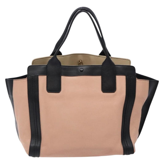 Chloe Alison East West Tote Leather, PINK, LEATHER, Tote bag