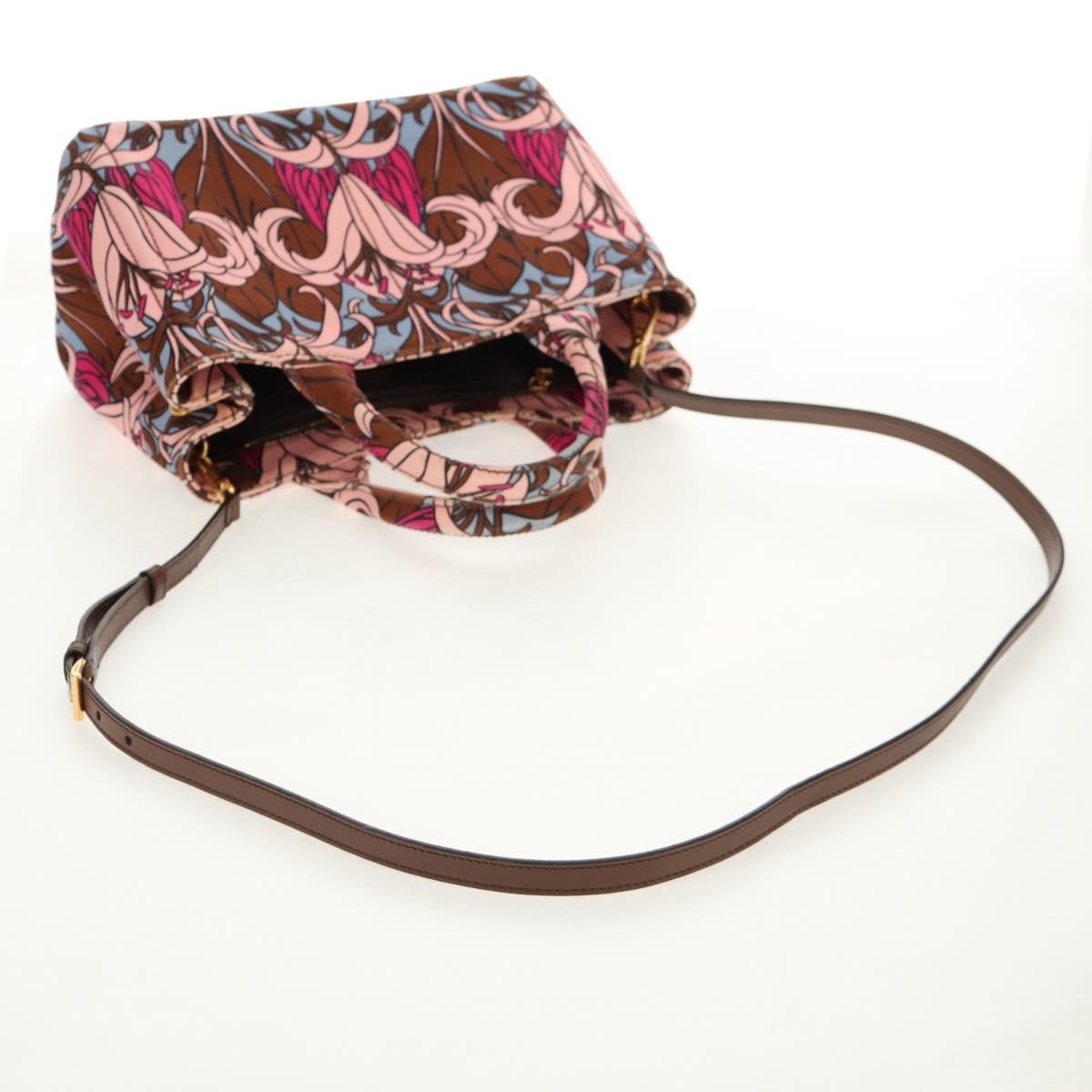Prada Canapa Open Tote Canvas, MULTICOLOUR, CANVAS, Tote bag