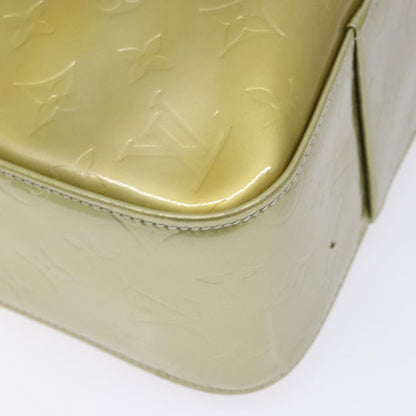 Louis Vuitton Columbus Handbag Monogram Vernis, BEIGE, PATENT_LEATHER, Tote bag
