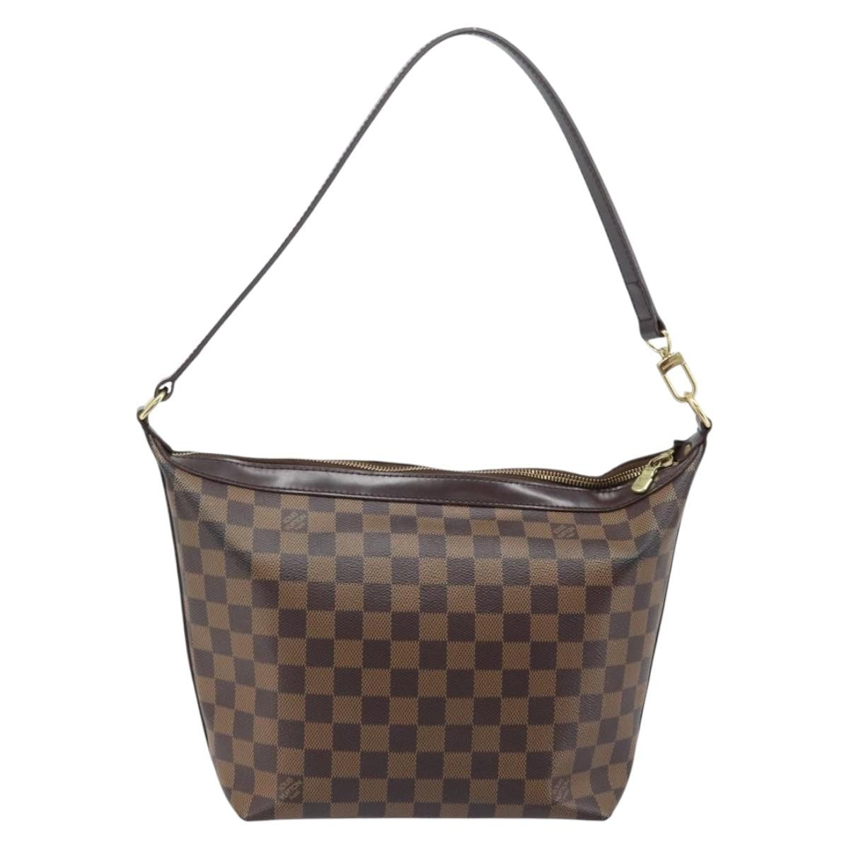 Louis Vuitton Illovo Handbag Damier, BROWN, CANVAS, Handbag