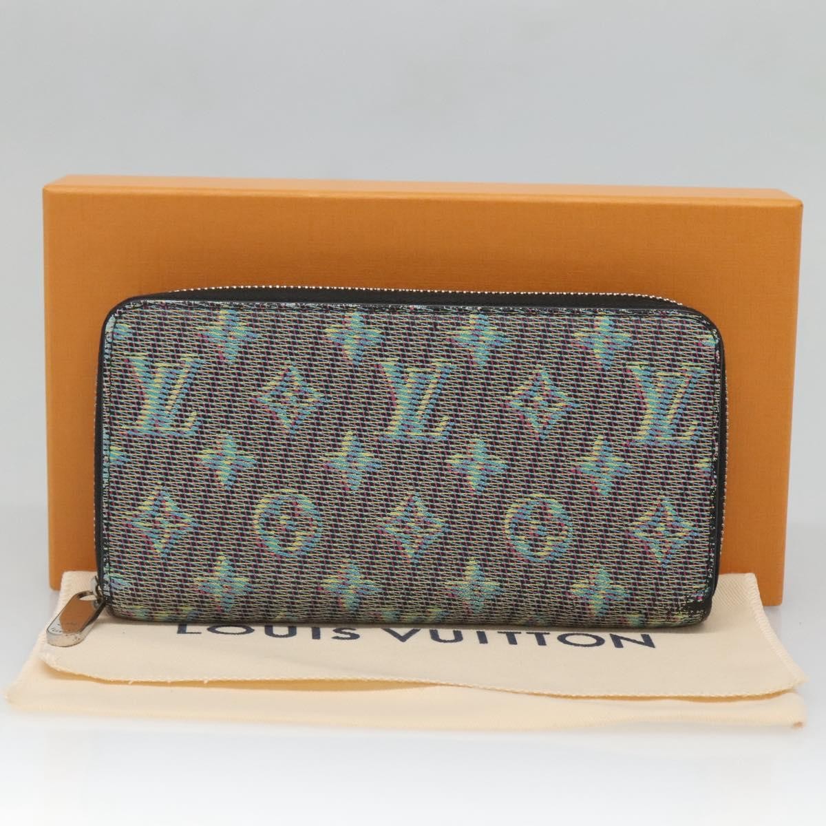 Louis Vuitton Zippy Wallet NM Monogram LV Pop, GREEN, CANVAS, Wallets