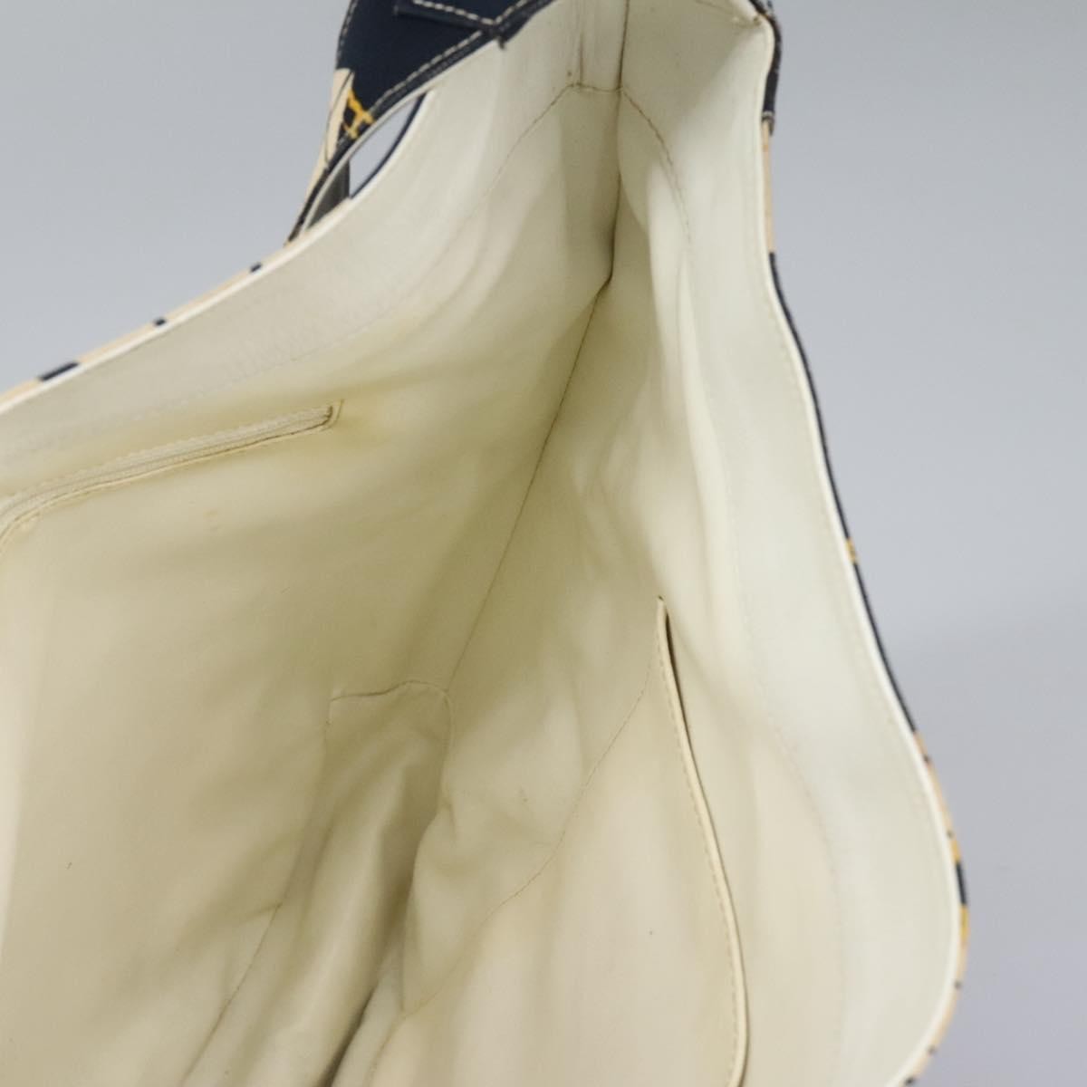 Chanel Miss Mademoiselle Shoulderbag Canvas, NAVY, CANVAS, Shoulder bag