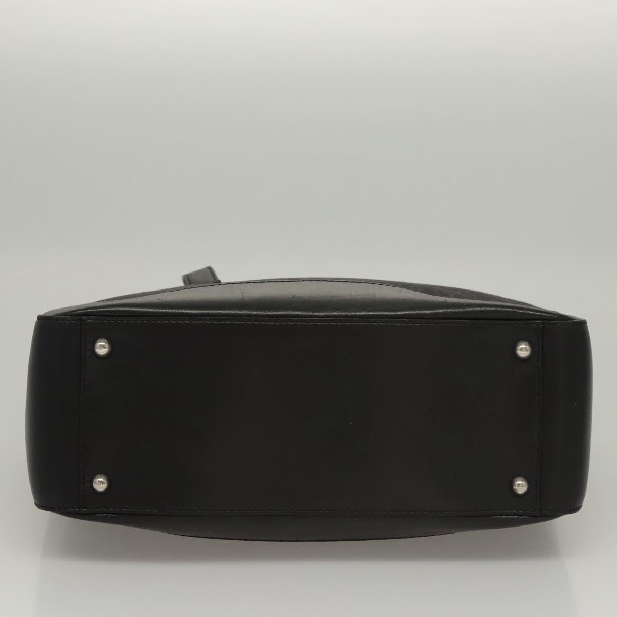 Celine C Macadam Handbag Canvas, BLACK, CANVAS, Handbag