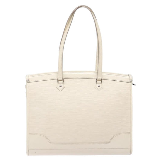 Louis Vuitton Madeleine Handbag Epi Leather, WHITE, LEATHER, Handbag