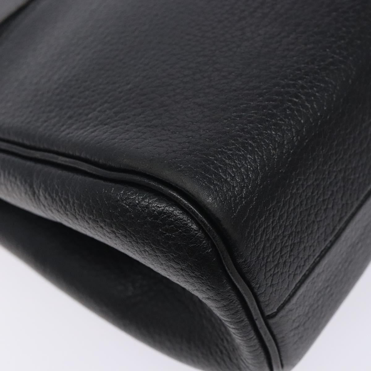 Burberry Vintage Handbag Leather, BLACK, LEATHER, Handbag