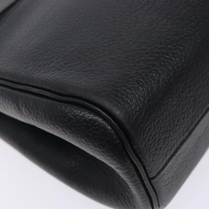 Burberry Vintage Handbag Leather, BLACK, LEATHER, Handbag