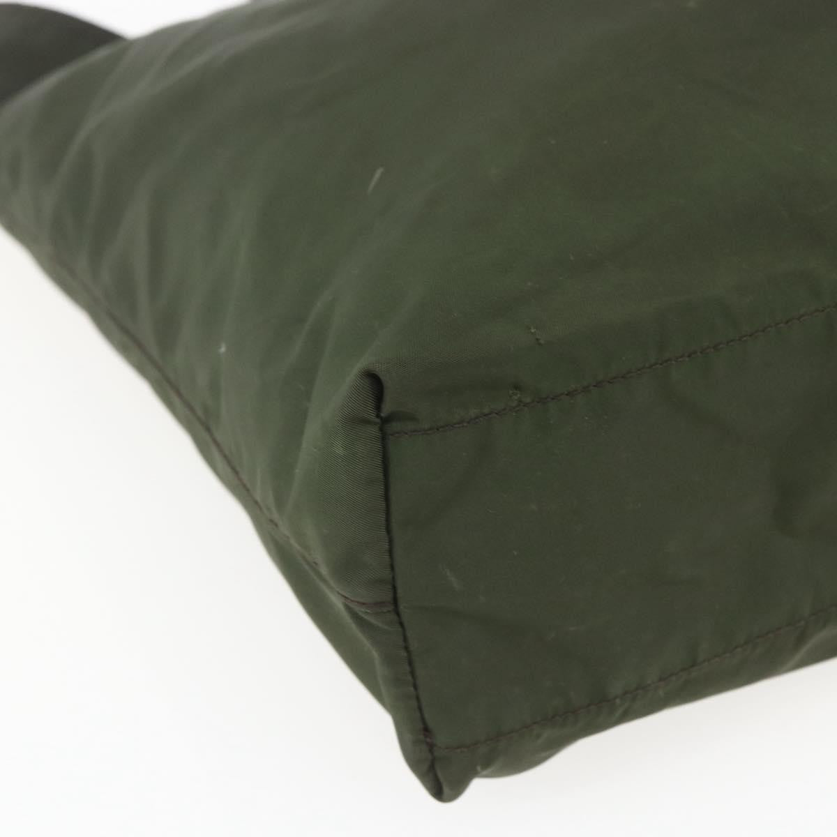 Prada Open Tote Tessuto, KHAKI, NYLON, Tote bag