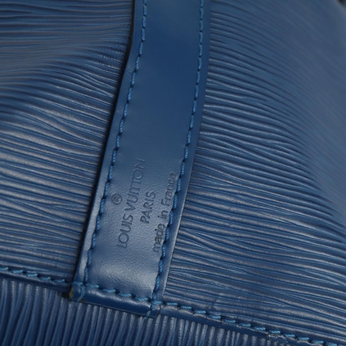 Louis Vuitton Petit Noe Handbag Epi Leather, BLUE, LEATHER, Shoulder bag