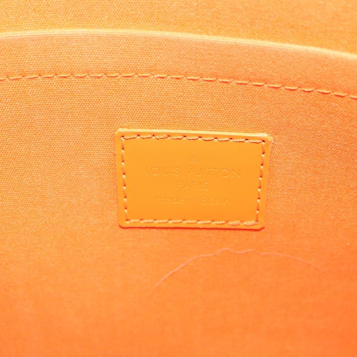 Louis Vuitton Croisette Handbag Epi Leather, ORANGE, LEATHER, Handbag