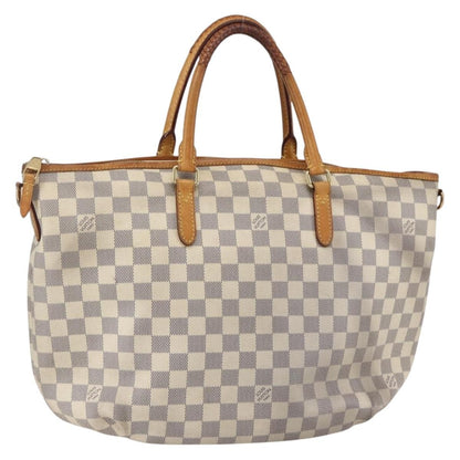Louis Vuitton Riviera Handbag Damier, WHITE, CANVAS, Handbag