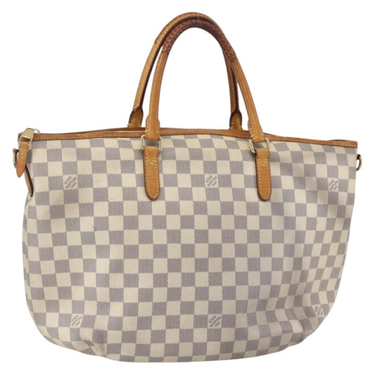 Louis Vuitton Riviera Handbag Damier, WHITE, CANVAS, Handbag