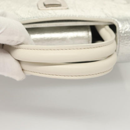 Christian Dior Diorever Bag Leather, SILVER, LEATHER, Bag