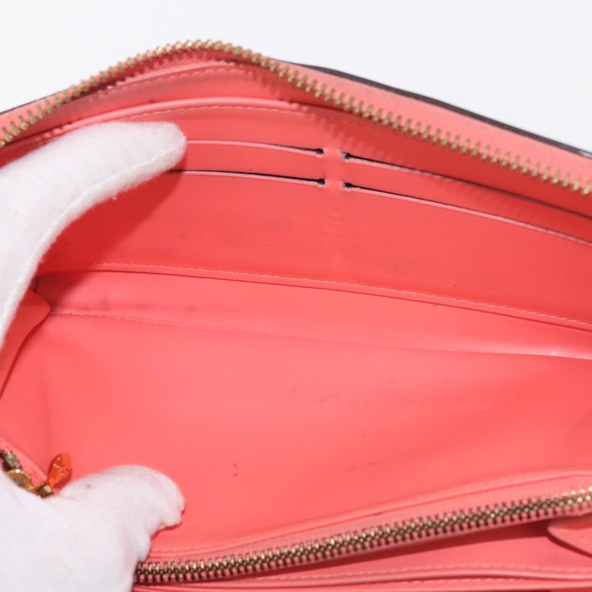 Louis Vuitton Zippy Wallet NM Monogram Patent, ORANGE, PATENT_LEATHER, Wallets