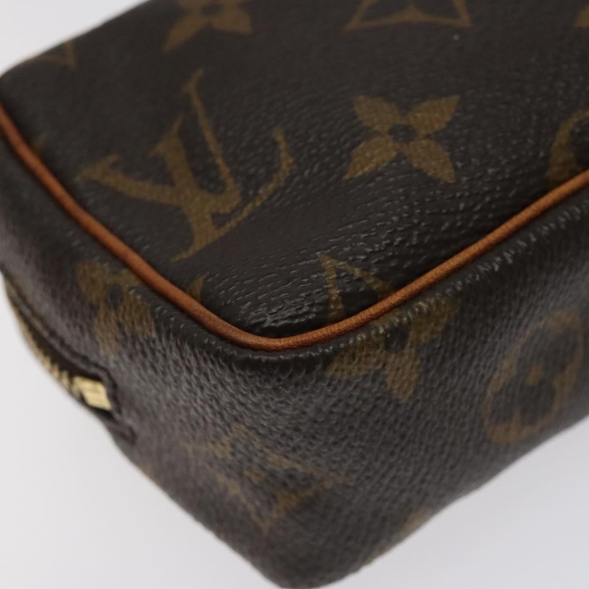 Louis Vuitton Wapiti Trousse Pouch Monogram Canvas, BROWN, CANVAS, Clutche & pouche