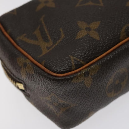 Louis Vuitton Wapiti Trousse Pouch Monogram Canvas, BROWN, CANVAS, Clutche & pouche