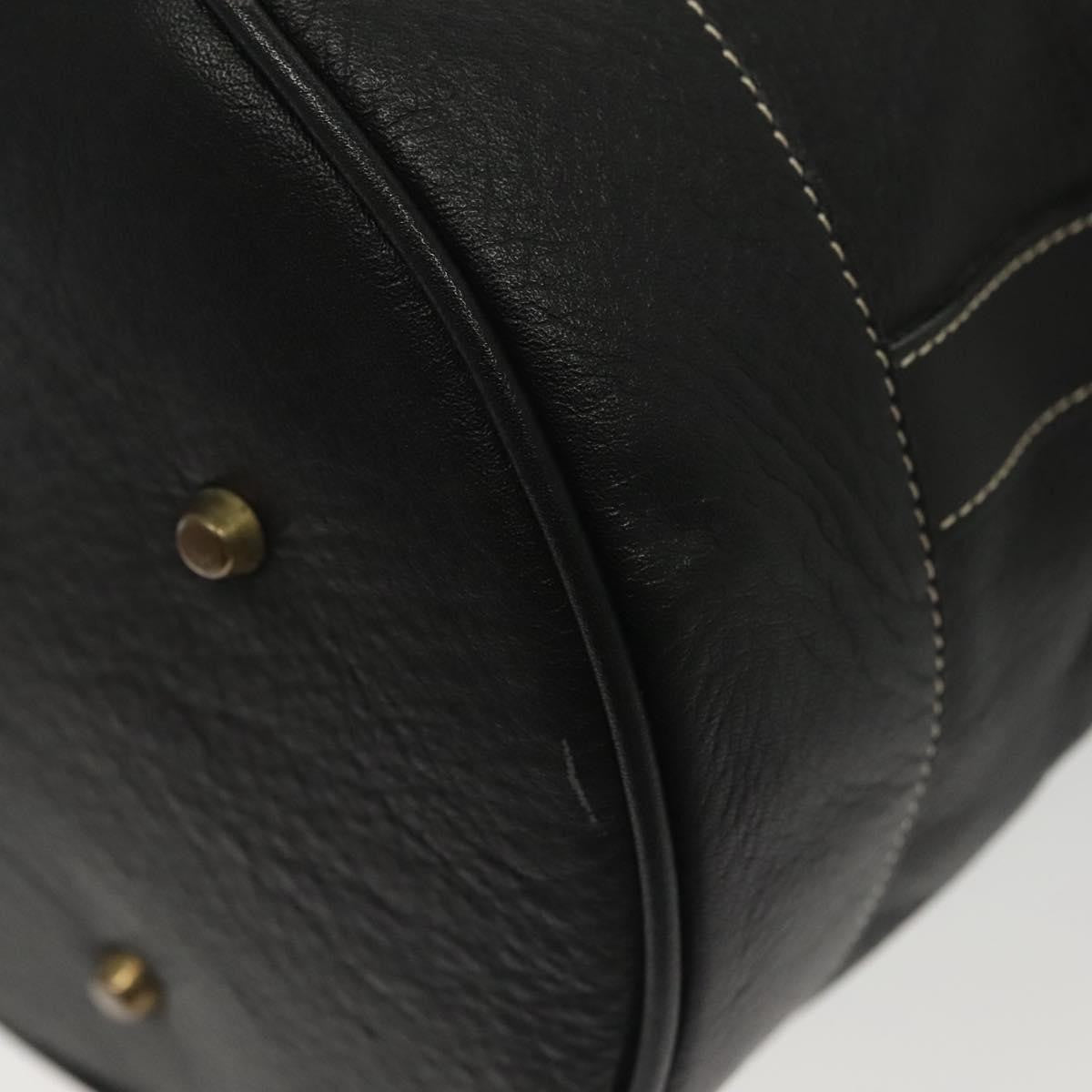 Bally Vintage Shoulder Bag Leather, BLACK, LEATHER, Shoulder bag