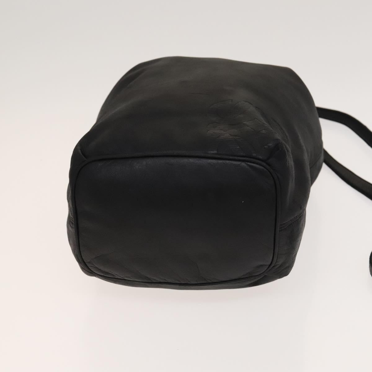 Loewe Vintage Shoulder Bag Leather, BLACK, LEATHER, Shoulder bag