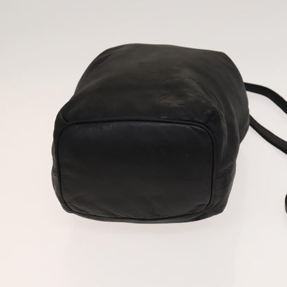 Loewe Vintage Shoulder Bag Leather, BLACK, LEATHER, Shoulder bag