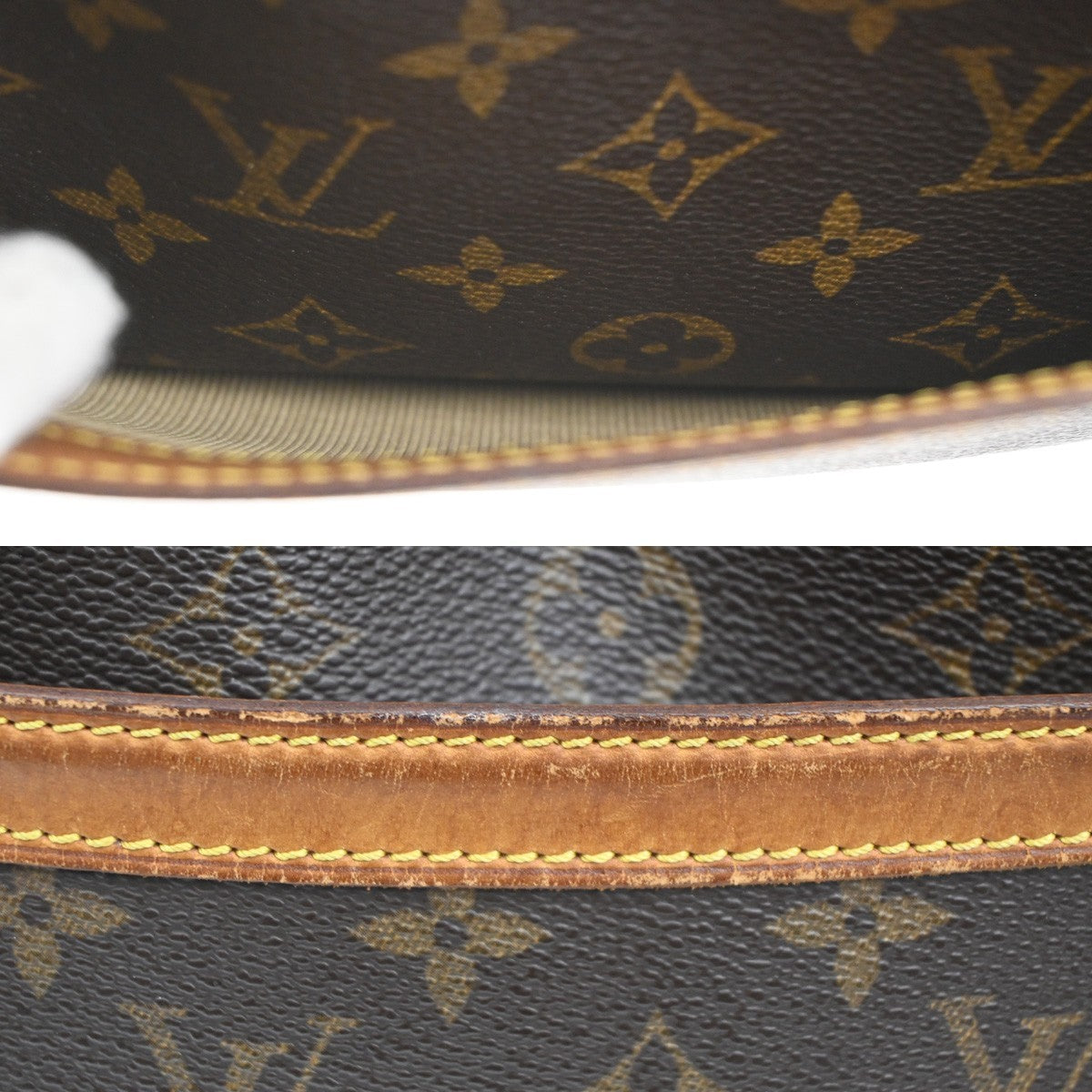 Louis Vuitton Reporter Bag Monogram Canvas, BROWN, CANVAS, Shoulder bag
