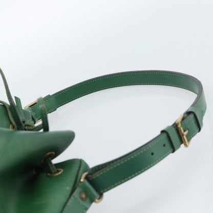 Louis Vuitton Petit Noe Handbag Epi Leather, Green, Leather, Shoulder Bag